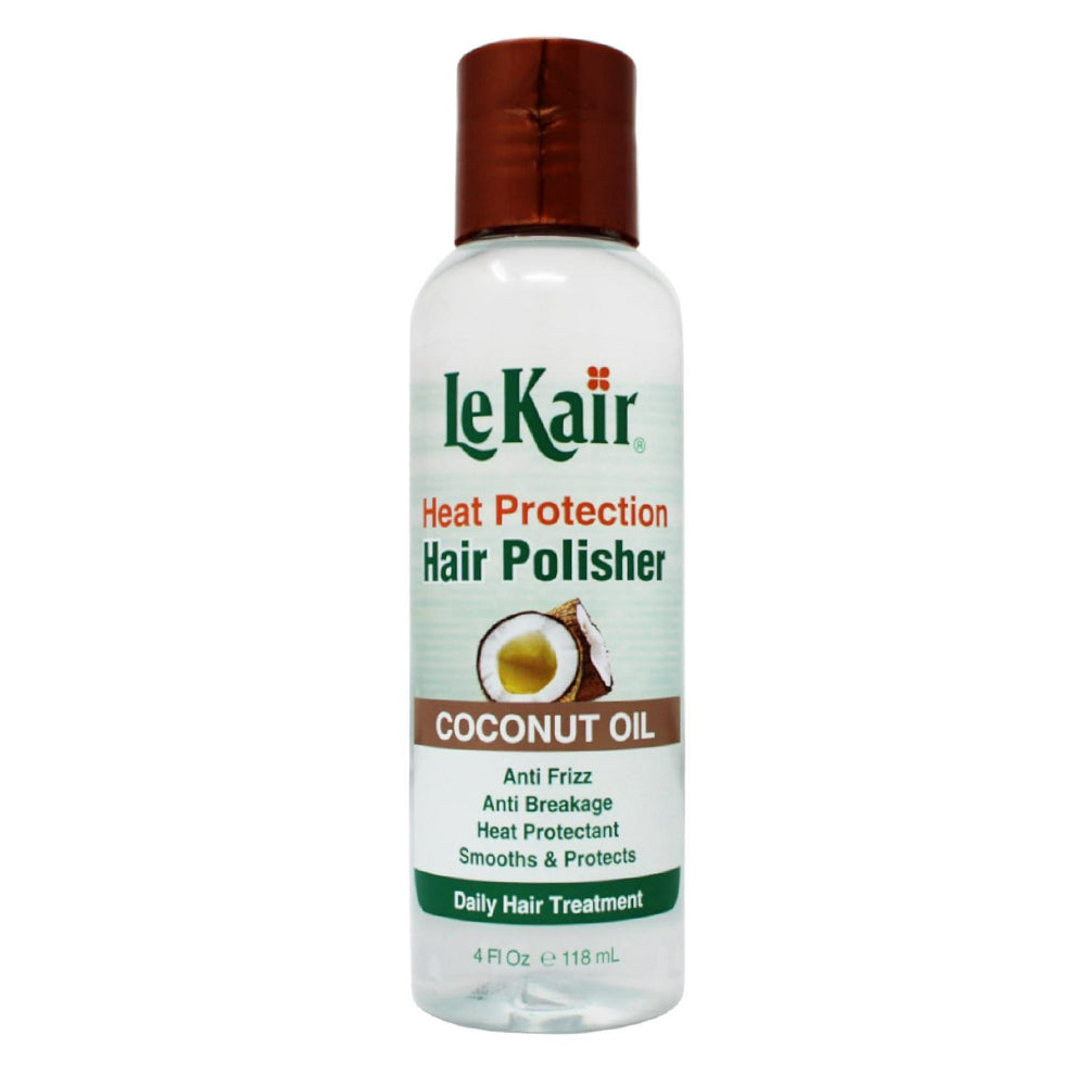 Stephan Lekair Heat Protection Hair Polisher with Coconut Oil for Shine and Damage Defense 4Oz (118ml)